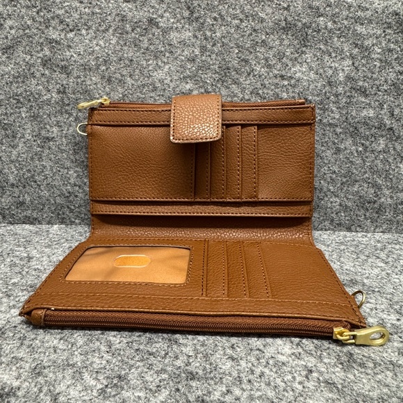 Relic‎ Leather Dylan Wristlet Wallet in Saddle Color - Picture 5 of 5